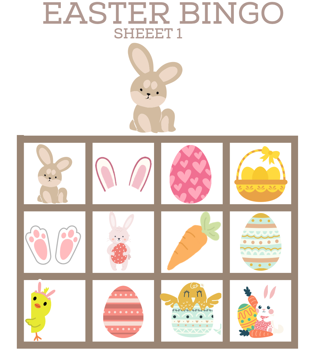 Easter Activity { BINGO & I SPY }